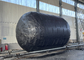 Pneumatic marine fender Yokohama Inflatable natural rubber fender with chain net